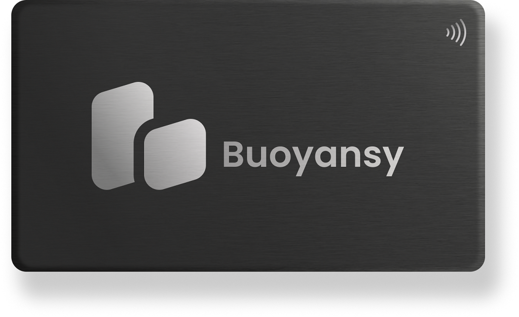 Buoyansy Metal Business card