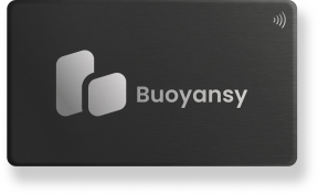 Buoyansy Metal Business card